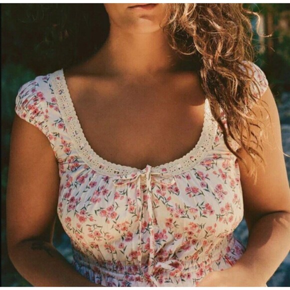 Christy Dawn The Kelly Dress Extended Garnet Tulips Size 1X - Picture 3 of 16